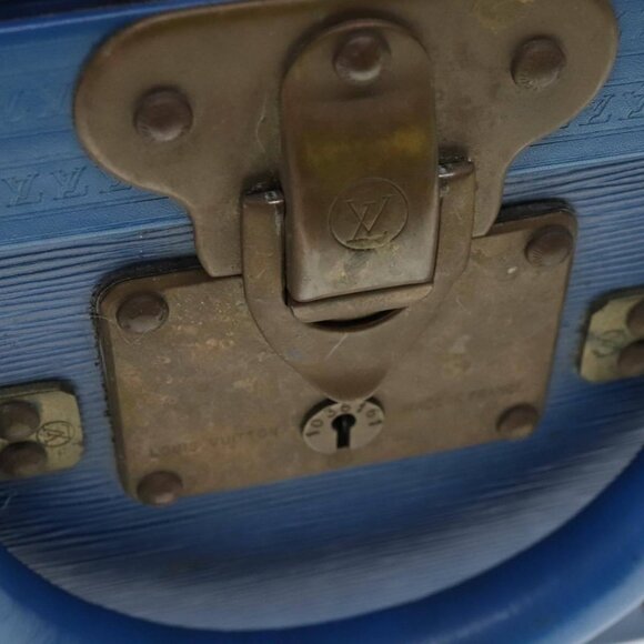 LOUIS VUITTON Epi Alzer 65 Trunk Blue LV Auth 107772A - Picture 12 of 15
